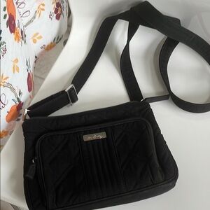 Vera Bradley Black Quilted Crossbody Bag